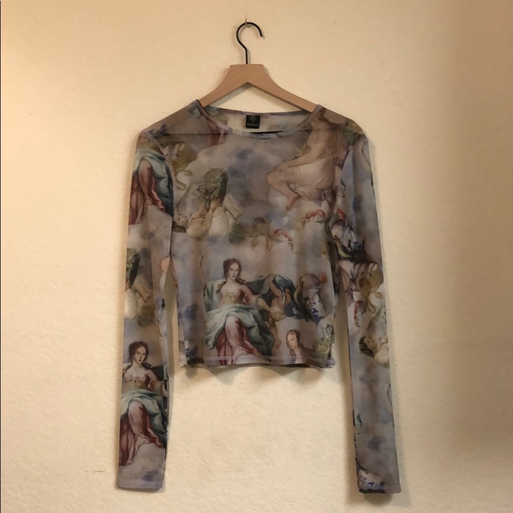 Urban Outfitters Renaissance Mesh Top